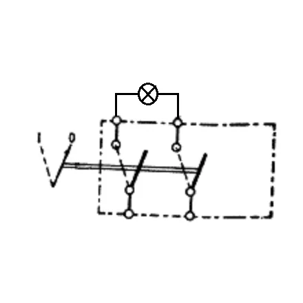 Trykkbryter/rød12V/15A På/Av