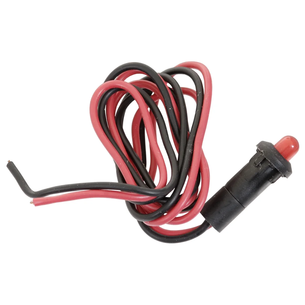 Kontrollampe Rød, LED 12V,7mm