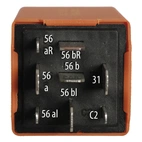 Lyssolenoid Saab 900/9000, 8 terminer