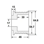 Reimhjul 8 spor, Case