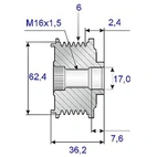 Frigårdsreim.17x68,2x36,2, 6sp