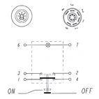 Trykkstrømbryter Roterandelys