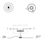 Trykksensoravbrytter Opp & Ned