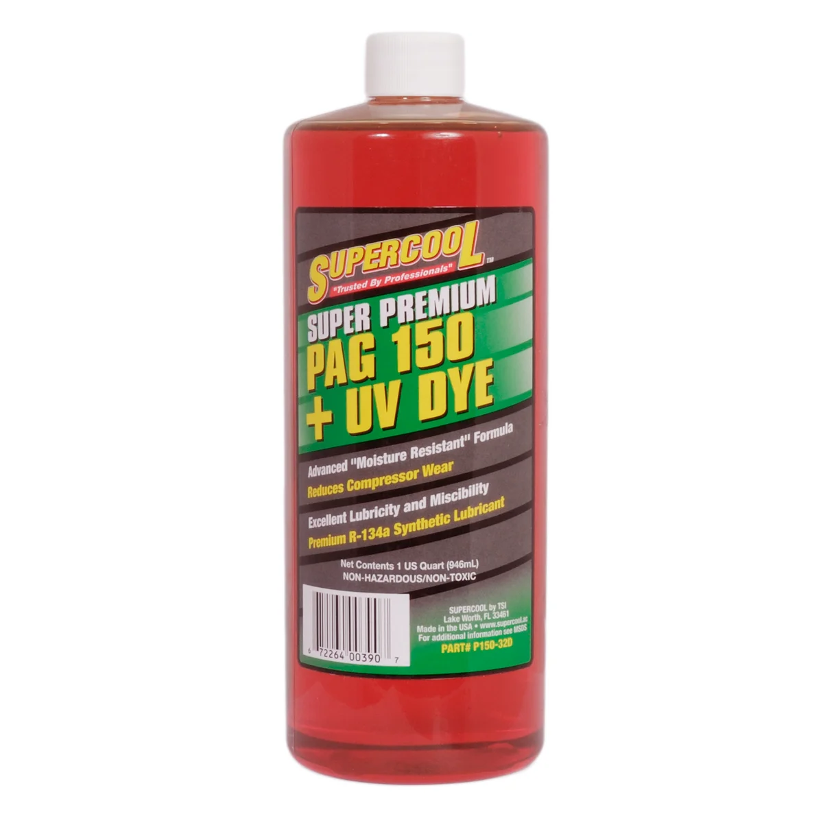 PAG 150, A/C Olje 1,0L + UV farge